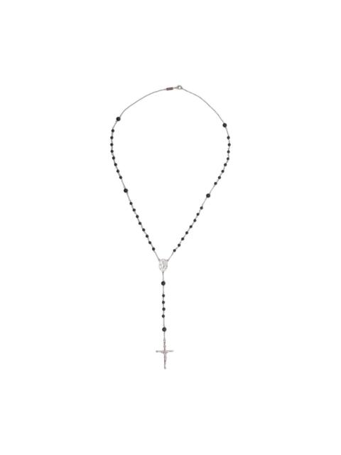 Dolce & Gabbana Dolce&Gabbana Men Rosary-Style Necklace With Cross