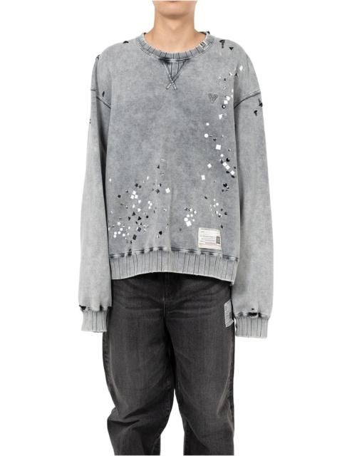 Maison MIHARAYASUHIRO Embellished Bleached Sweatshirt