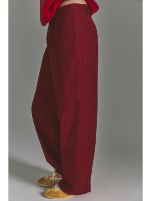 FREE PEOPLE Sketchy Pinstripe Trousers