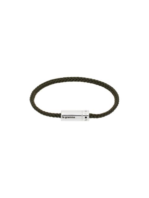 le gramme Green 'Le 7g' Nato Cable Bracelet