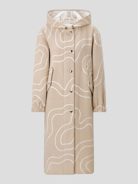 BOGNER Janna Wool coat in Light beige