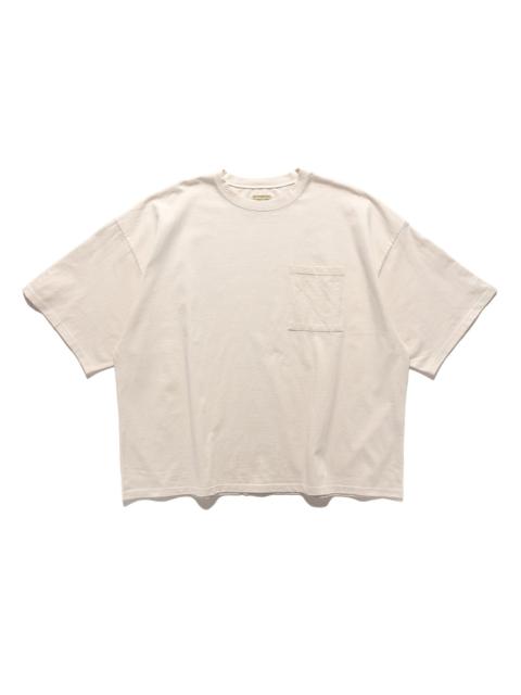 Kapital Jersey 2TONES BIG Pocket T (BONE) Trico