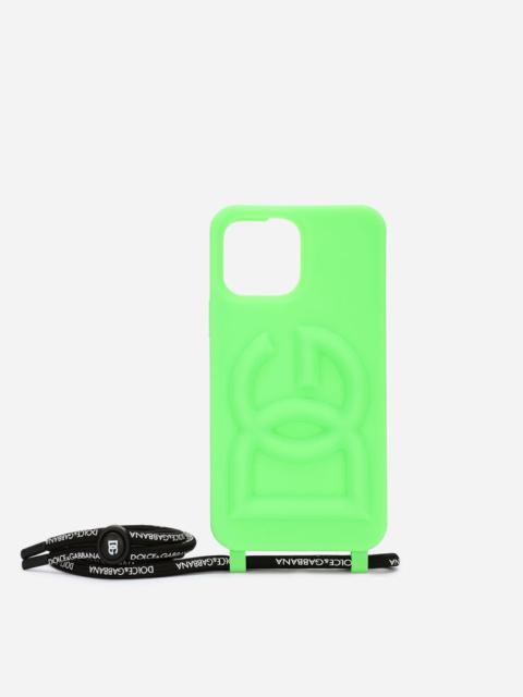 Dolce & Gabbana Rubber iPhone 13 Pro Max cover with embossed logo
