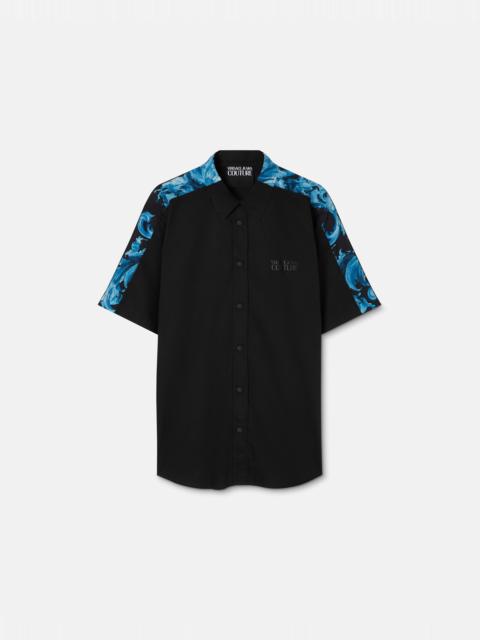 Printed Cotton-Poplin Shirt