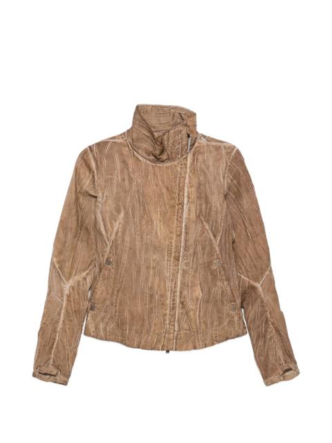 Isaac Sellam crinkled-effect jacket