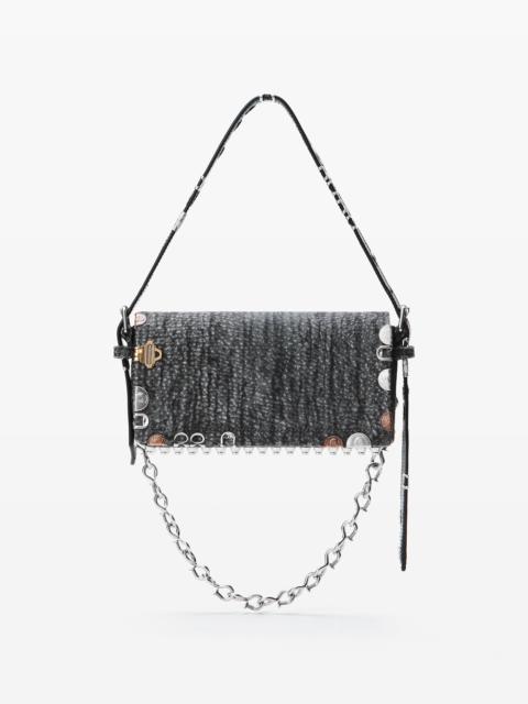 Alexander Wang Black Ricco Rogue Slim Flap Bag