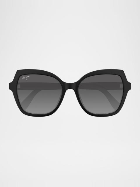 Maui Jim Men's Mamane Acetate Butterfly Sunglasses