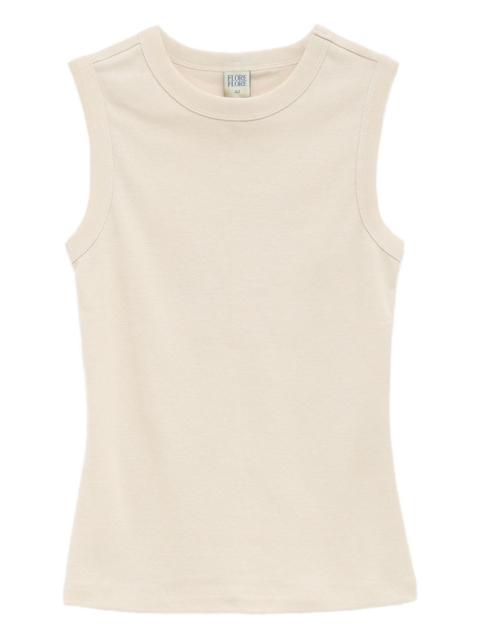 FLORE FLORE Esme ribbed tank top