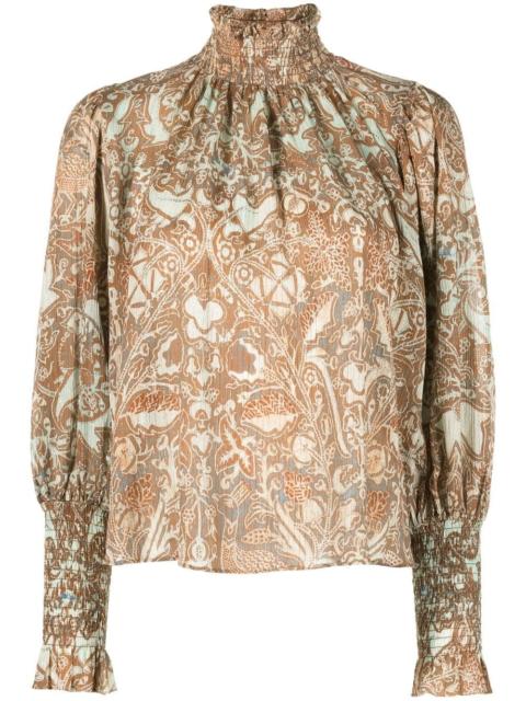ULLA JOHNSON floral-print blouse