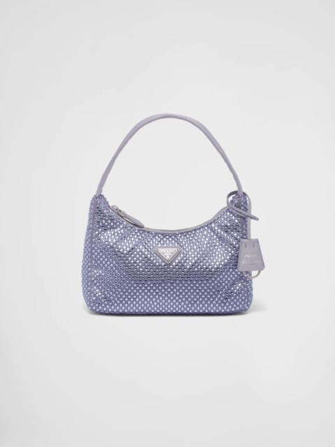 Prada Satin mini-bag with artificial crystals