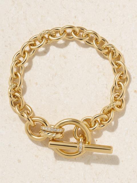 DAVID YURMAN Dy Mercer 18-karat Gold Diamond Bracelet