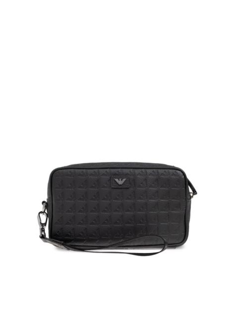 EMPORIO ARMANI logo clutch bag