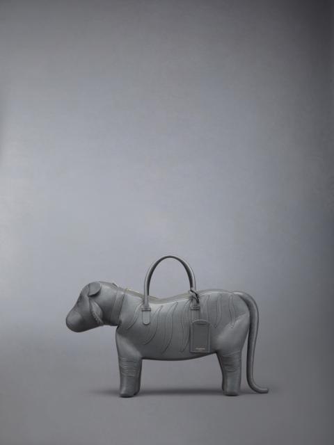 Thom Browne Tiger Bag In Pebble Grain