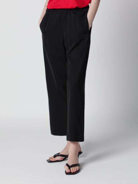 RÓHE Black cropped trousers in wool blend