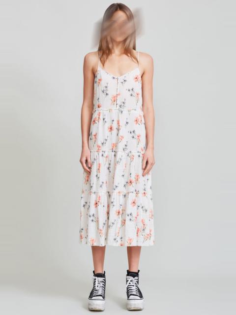 R13 Midi Slip Dress - Ecru Floral | R13 Denim Official Site
