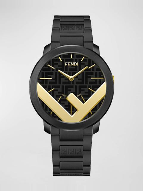 FENDI Men's F Is Fendi Two-Tone Bracelet Watch, 41mm