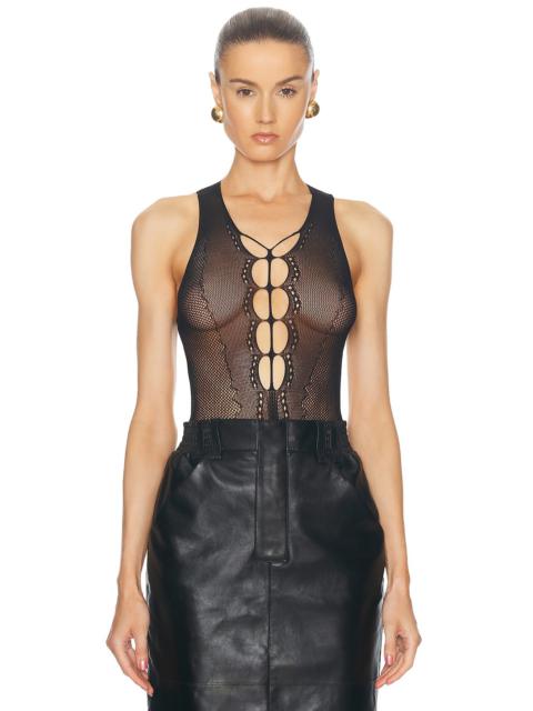 SAINT LAURENT Cut Out Bodysuit