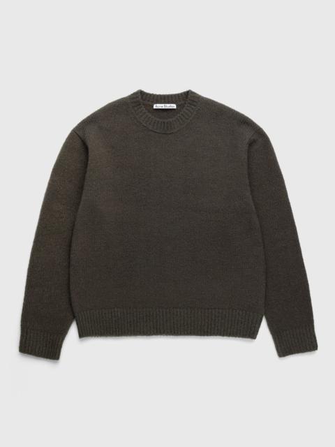 Acne Studios – Wool Blend Crewneck Sweater Green