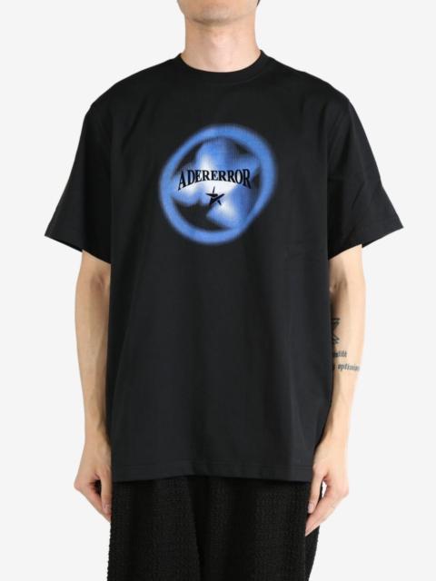 ADER error Flocked Star T-shirt