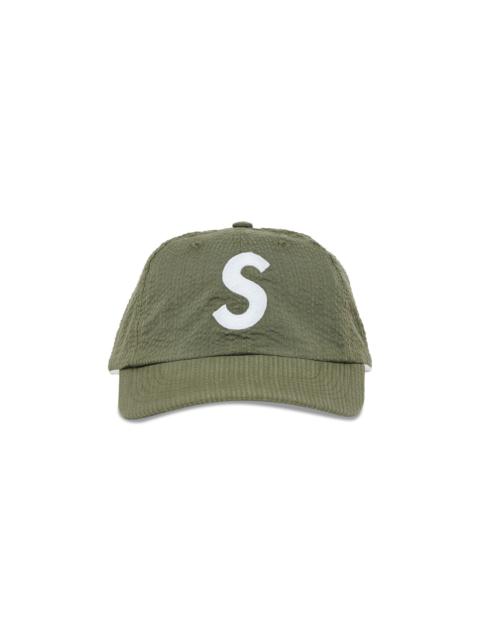 Supreme Seersucker S Logo 6-Panel 'Green'