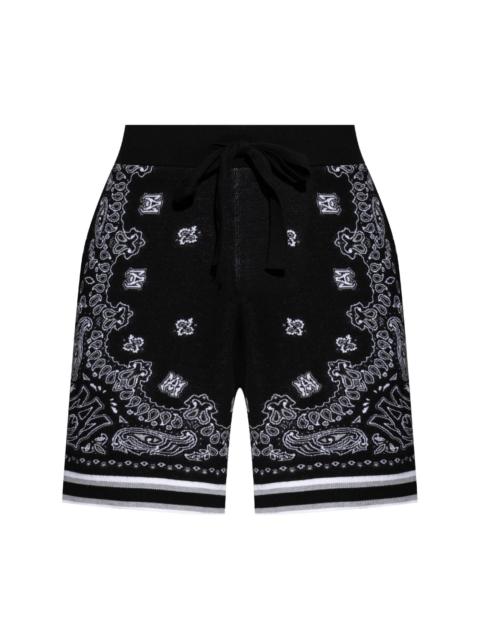 Bandana cotton shorts