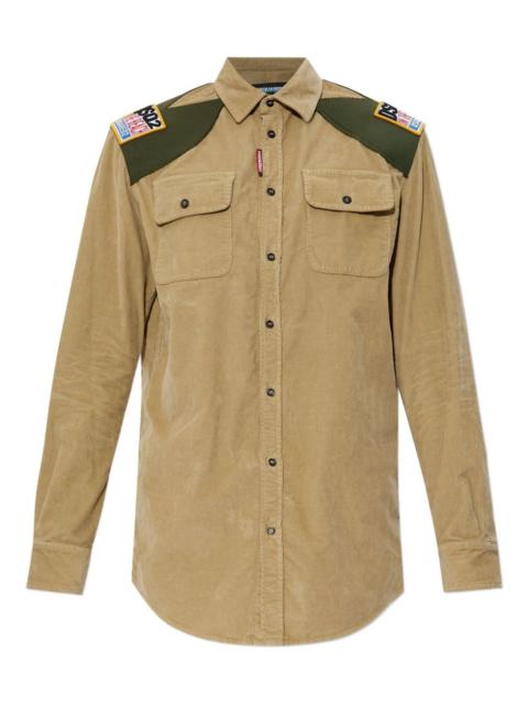 DSQUARED2 corduroy shirt