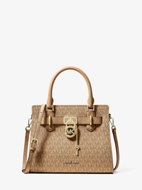 MICHAEL KORS Hamilton Small Signature Logo Satchel
