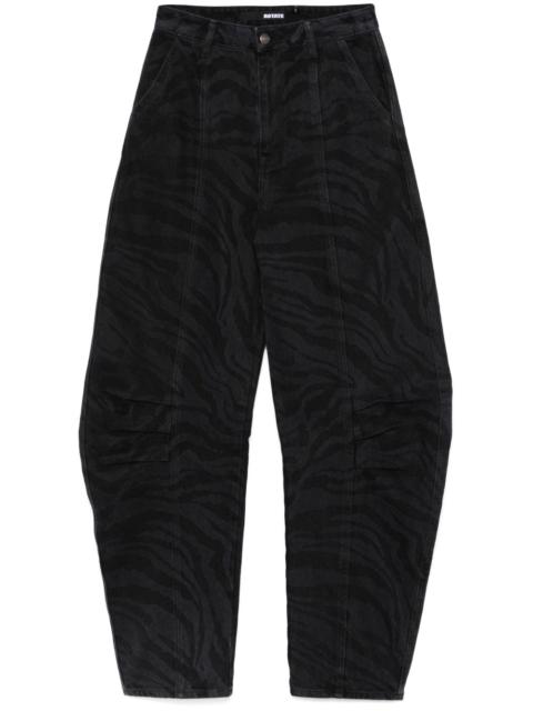 ROTATE zebra twill trousers