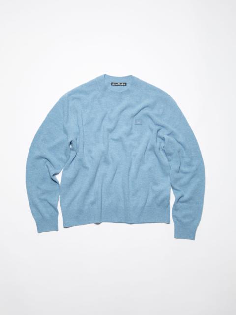 Acne Studios Crew neck knit jumper - Steel blue melange