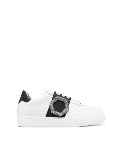 PHILIPP PLEIN low-top leather sneakers