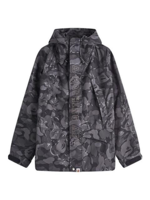 A BATHING APE® A Bathing Ape Laminated Camo Snowboard Jacket