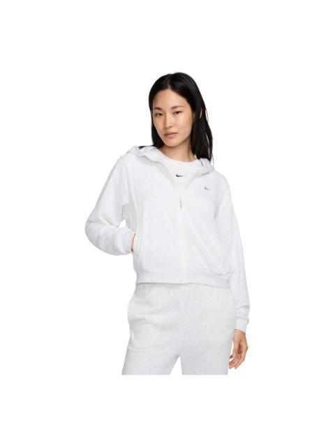 Nike (WMNS) Nike Loose Full-Zip French Terry Hoodie Asia Sizing 'Grey' FN2420-051