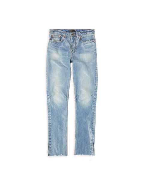 BALENCIAGA Men's Super Fitted Jeans  in Blue