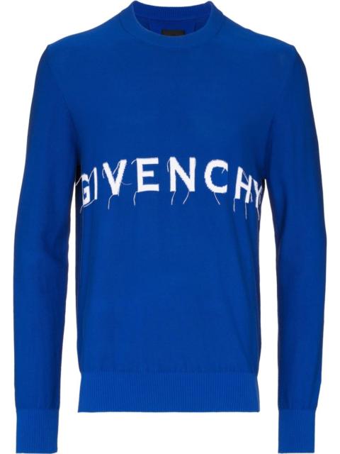 Givenchy intarsia-knit logo jumper