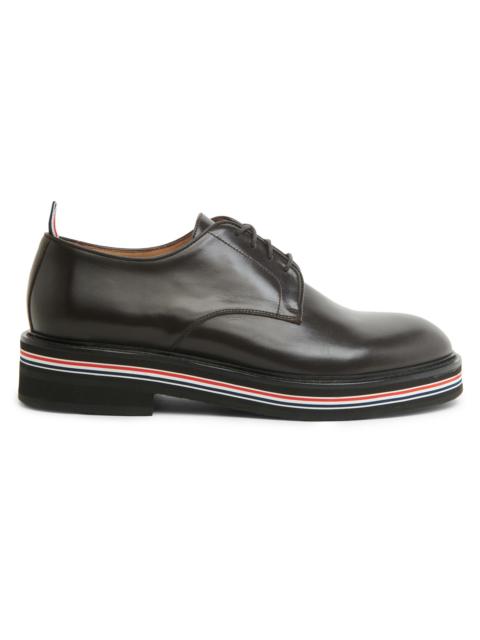 Thom Browne Men's Uniform Leather Oxford Shoes - Black