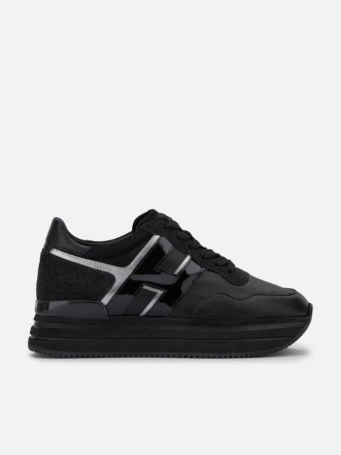 HOGAN Midi Platform Black Silver
