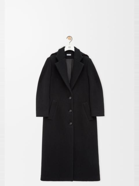 Loewe Hooded coat in cashmere