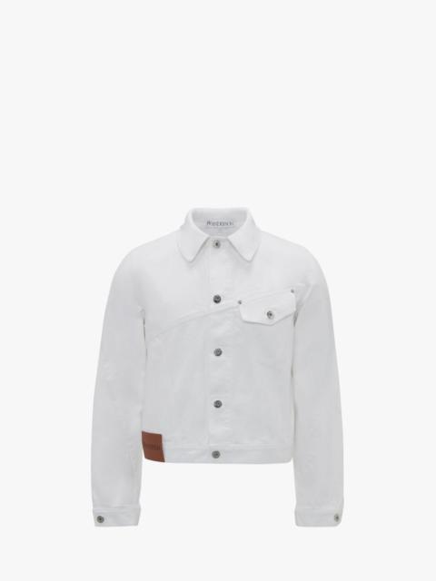 JW Anderson CROPPED TWISTED DENIM JACKET
