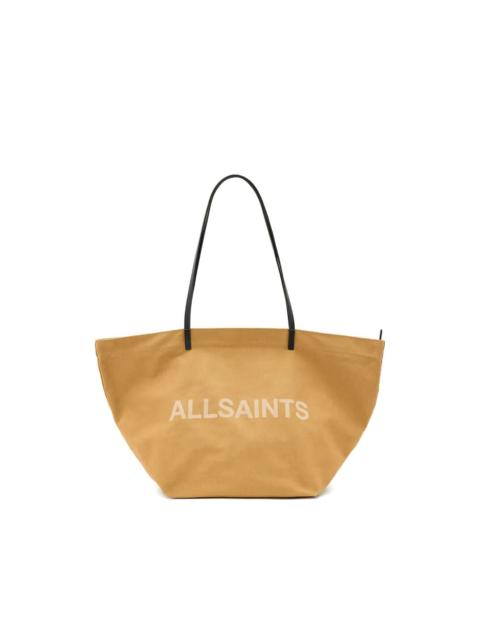 ALLSAINTS logo-plaque tote bag