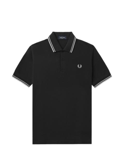 Fred Perry laurel-wreath striped polo shirt