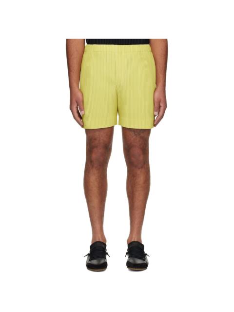 ISSEY MIYAKE Yellow Monthly Color July Shorts