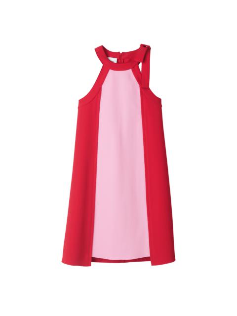 Longchamp Dress Pink/Red - Crepe
