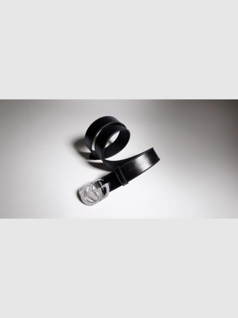 GUCCI Belt with Double G crystal buckle