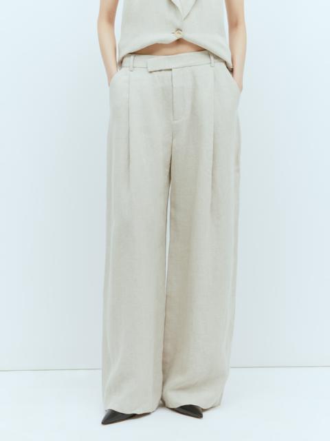 ST. AGNI Linen Tailored Pants