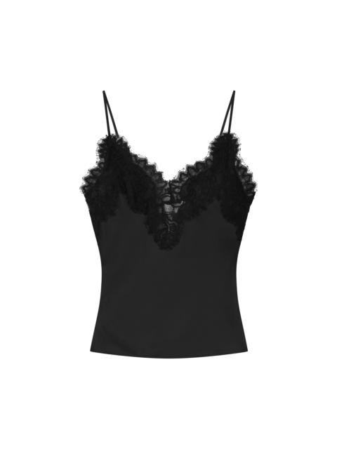 A.L.C. Lennon Satin and Lace Camisole Top