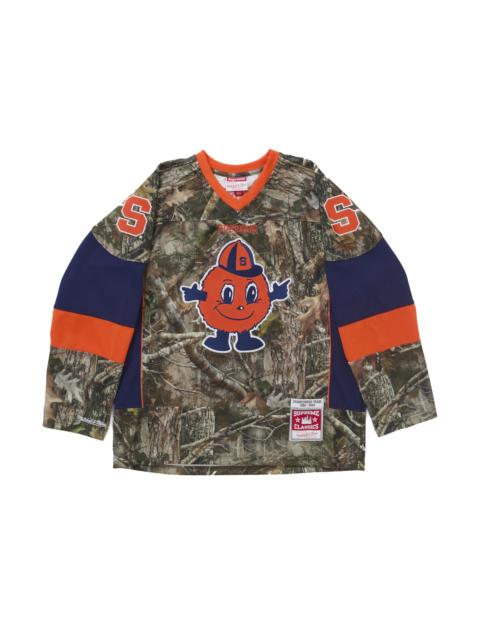 Supreme Mitchell & Ness NCAA Hockey Jersey Woodland Camo