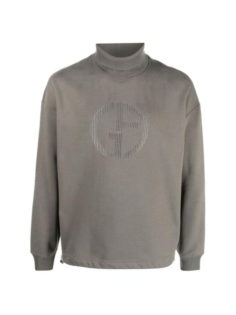 GIORGIO ARMANI virgin wool roll neck jumper