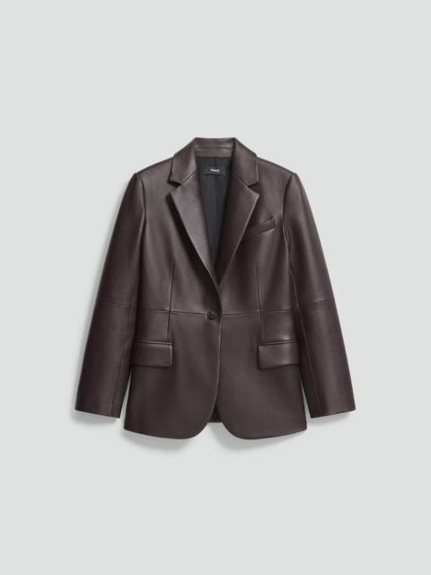 Theory Lynnia Blazer in Leather
