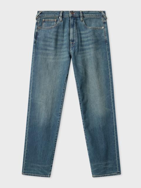 Paul Smith Relaxed Tapered-Fit Vintage-Wash Jeans