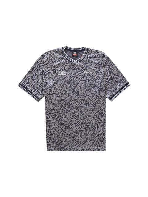 Supreme Supreme Umbro Jacquard Animal Print Soccer Jersey Navy